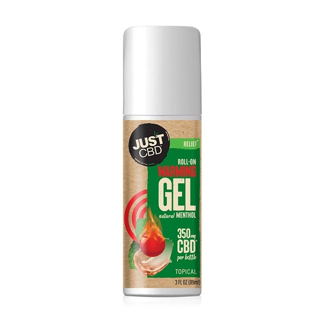 JustCBD - CBD Heat Roll On Pain Relief Cream Best Price