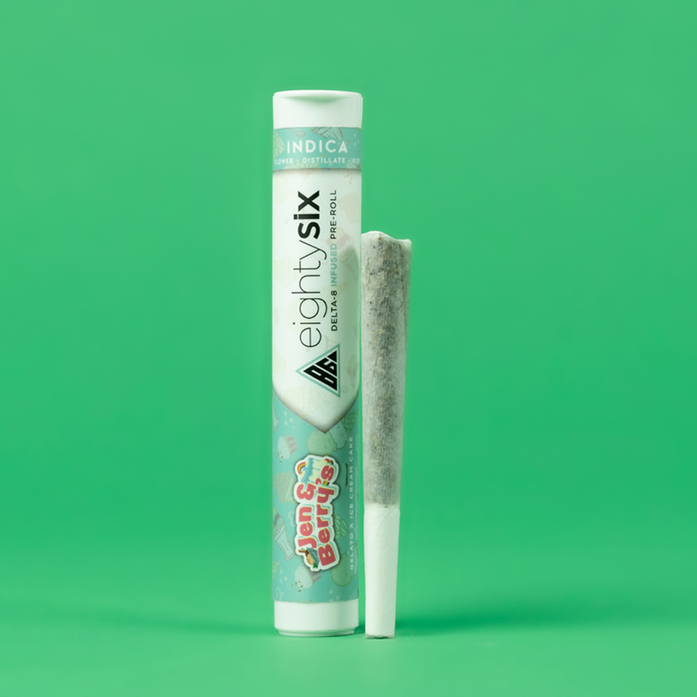 Eighty Six Jen & Berry’s (Gelato) Delta-8 THC Pre-Roll Best Price