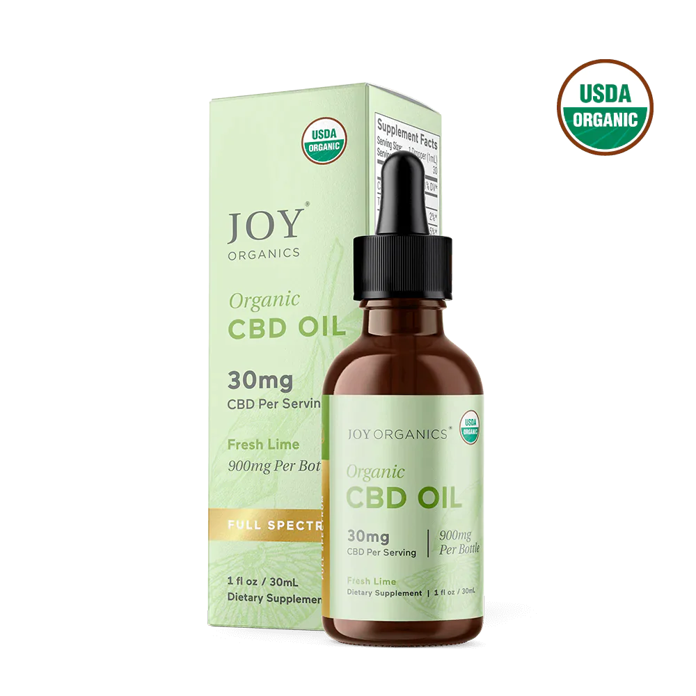 Joy Organics Fresh Lime: Organic Full Spectrum CBD Tincture with THC Best Price