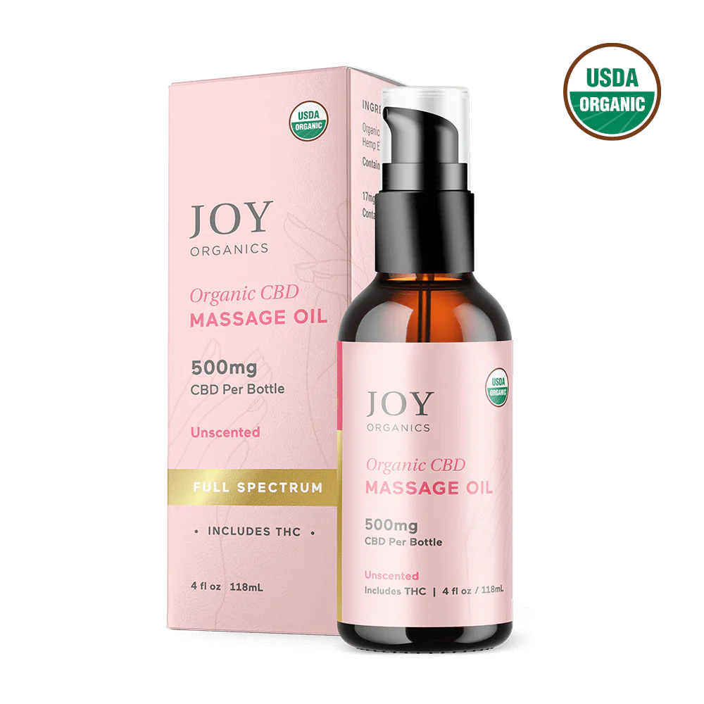 Joy Organics Organic CBD Massage Oil Best Price