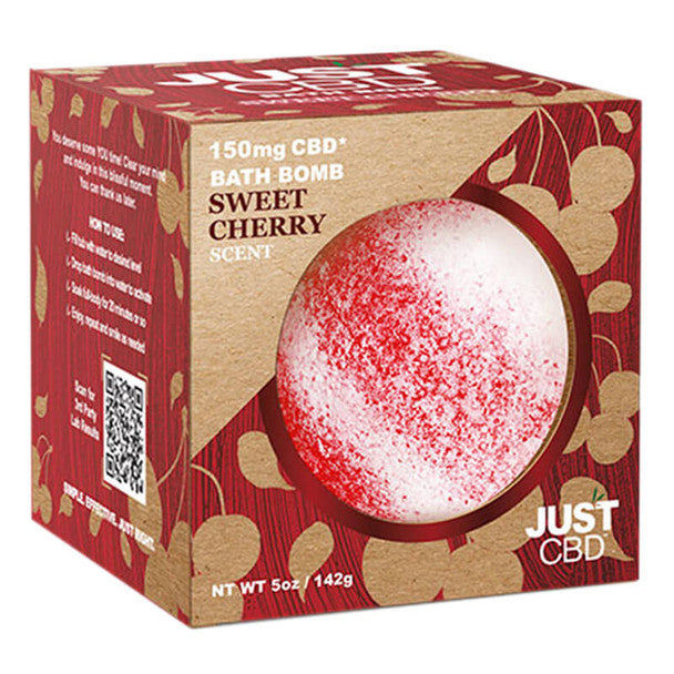 JustCBD - CBD Bath - Sweet Cherry Bath Bomb - 150mg Best Price