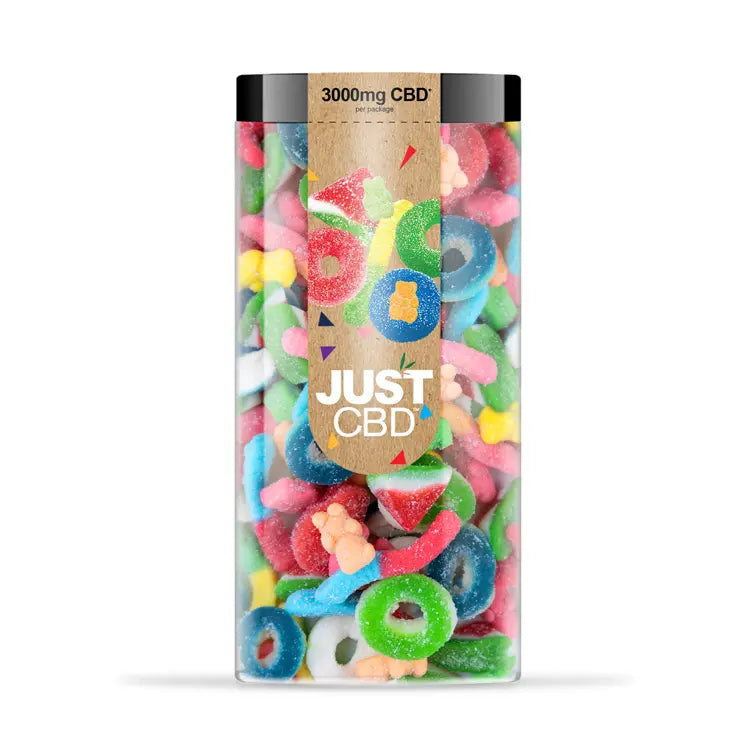 JustCBD - CBD Gummies 3000mg Jar – Party Pack Best Price