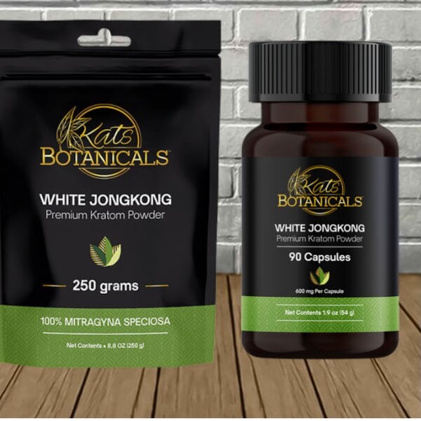 Kats Botanicals White Jongkong Kratom Best Price