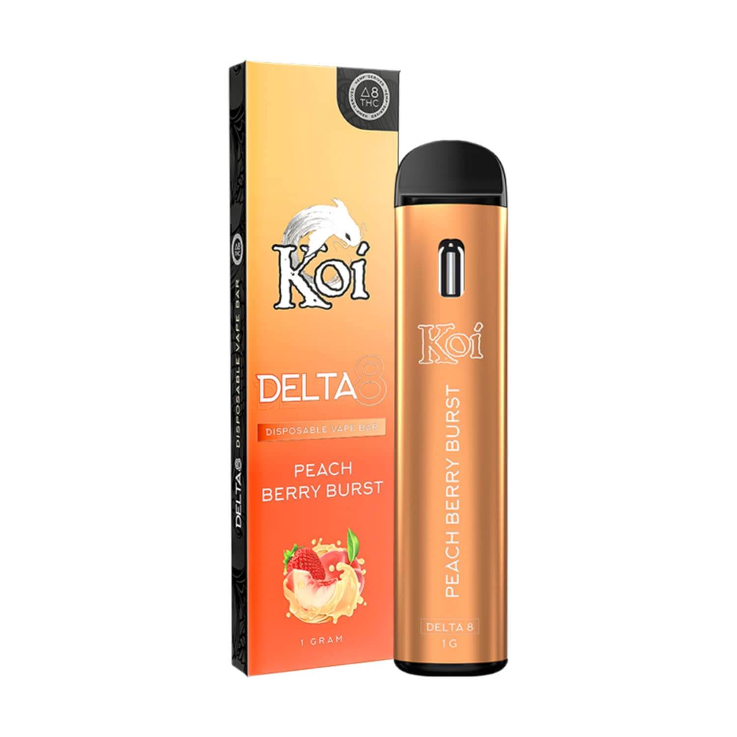Koi Peach Berry Burst Delta 8 Disposable Vape Bar (1g) Best Price