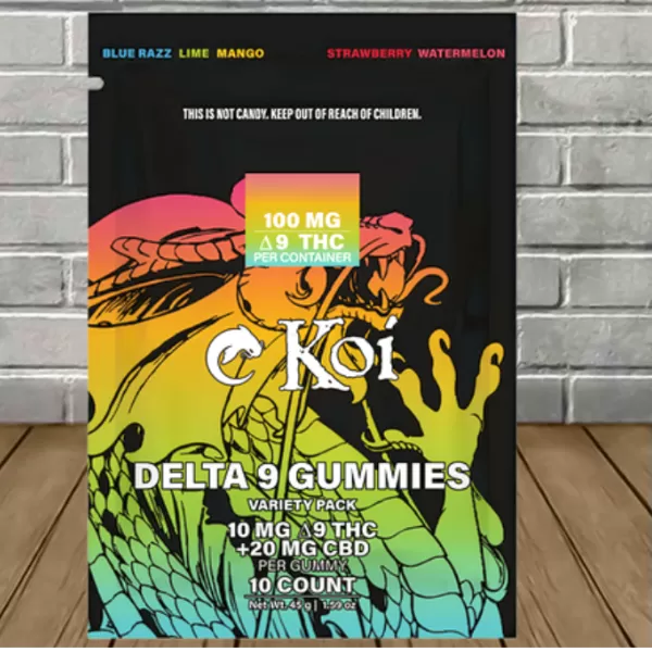 Koi Delta 9 Gummies Variety Pack 100mg Best Price