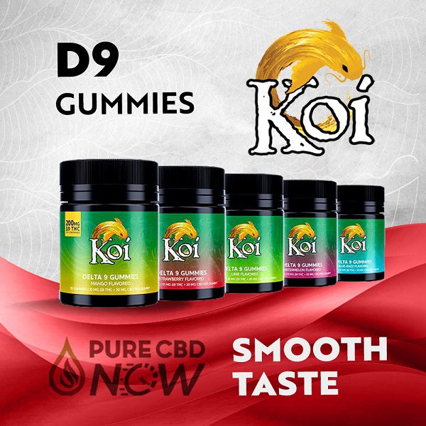 Koi Delta 9 THC Gummies – 200mg ∆9 THC + 400mg CBD Best Price