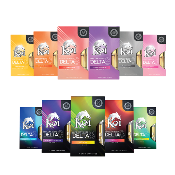 Koi Delta 8 THC Vape Cartridges 1 Gram Best Price