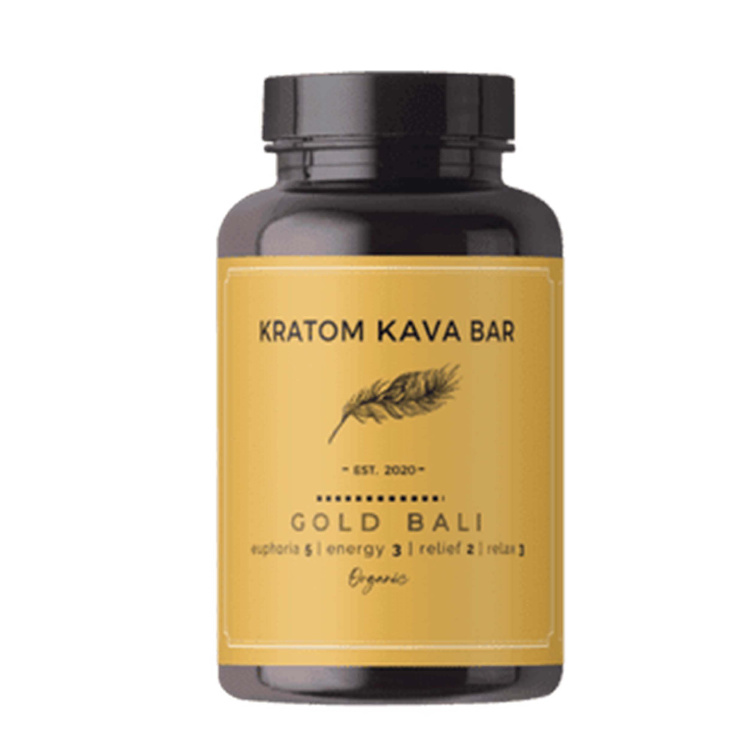 Kratom Kava Bar Gold Bali Capsules Best Price