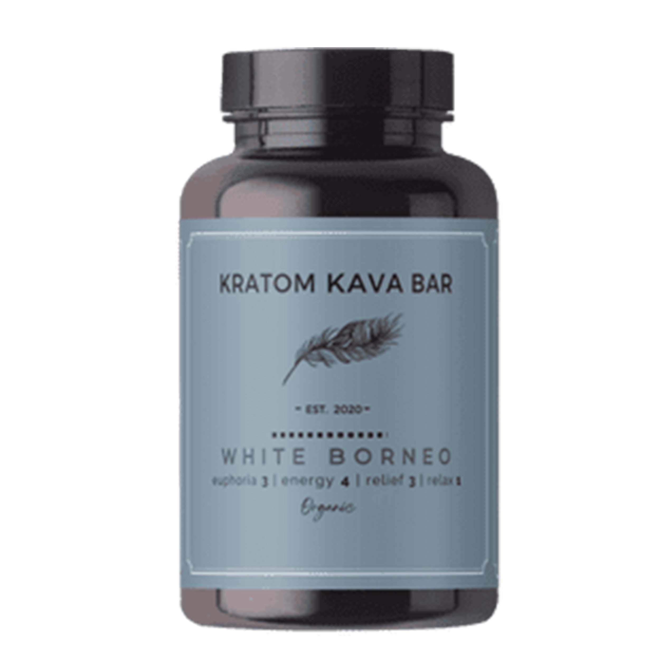Kratom Kava Bar White Borneo Capsules Best Price