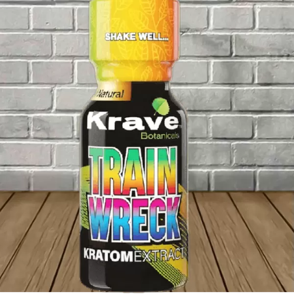 Krave Botanicals Trainwreck Kratom Extract Shot Best Price