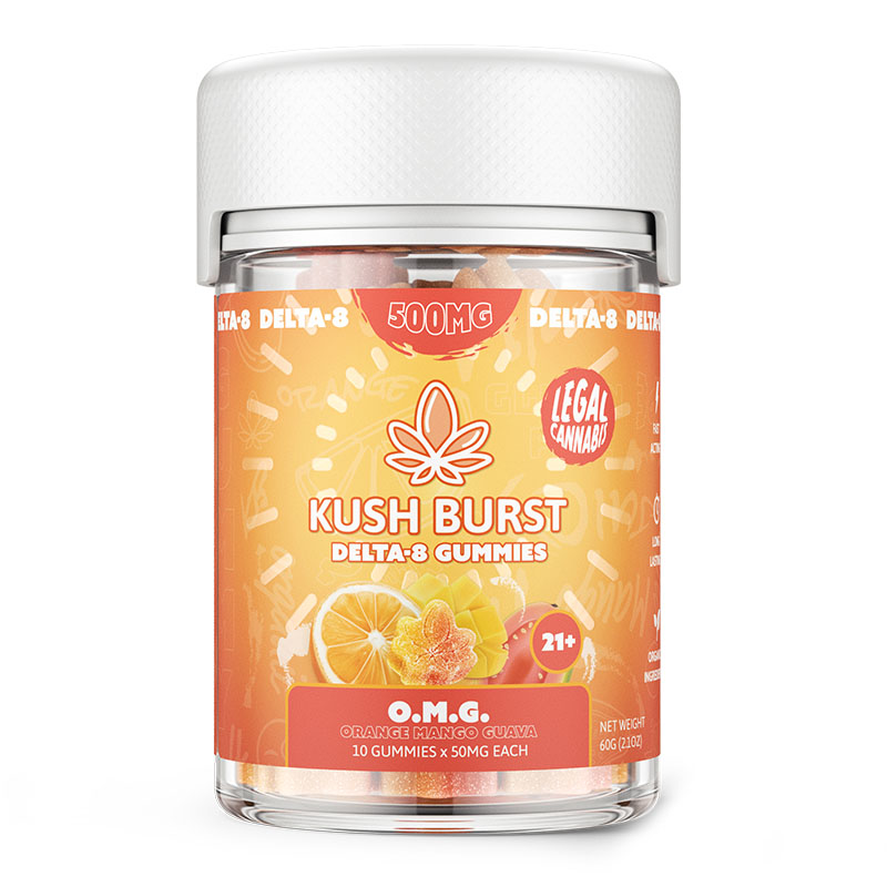 Orange Mango Guava Delta 8 THC Gummies – Kush Burst Best Price