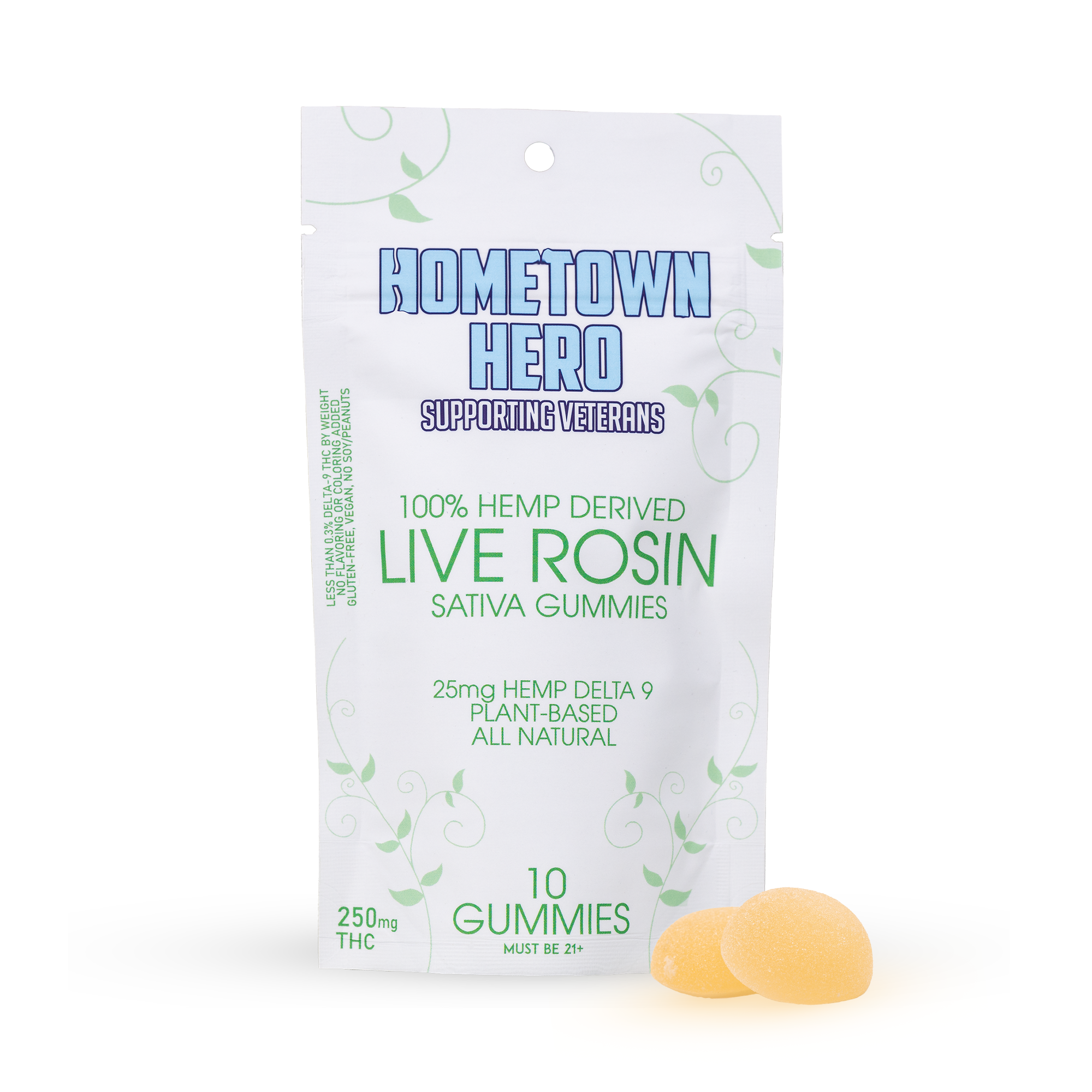 Hometown Hero Delta-9 THC Live Rosin Gummies Best Price