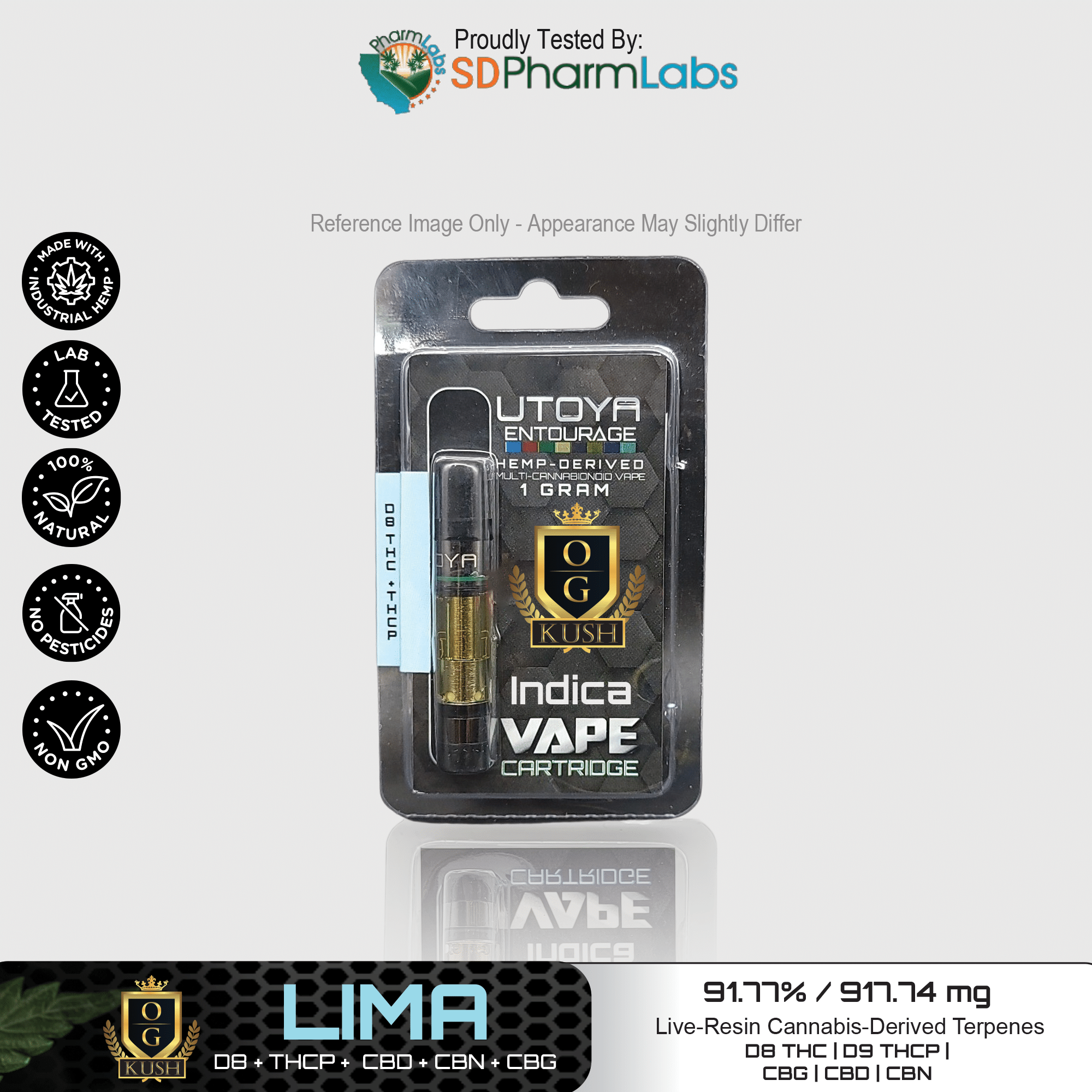 Utoya | Live Resin Delta 8 THC Vape Cartridge - 1g Best Price