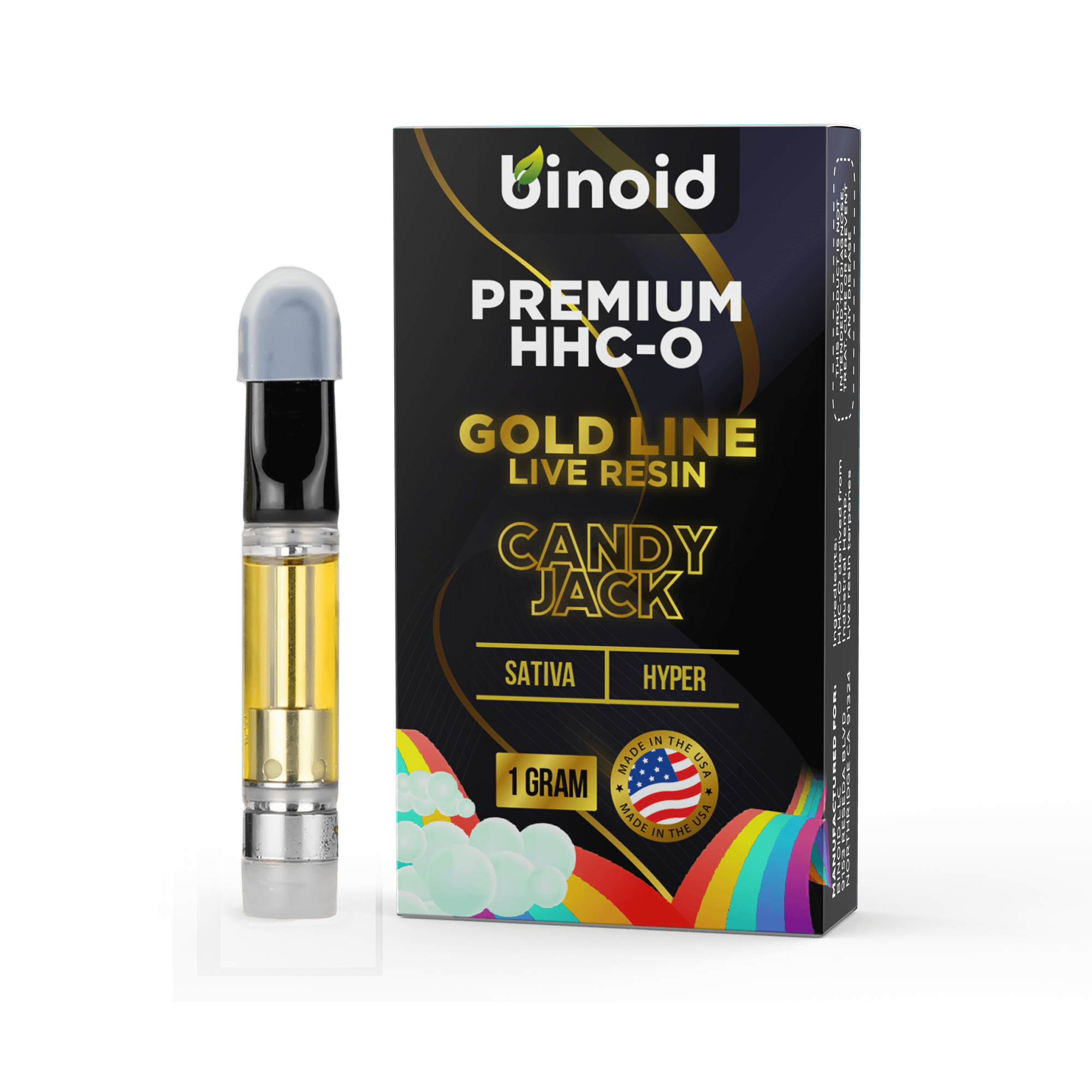 Binoid HHC-O Live Resin Vape Cartridge - Candy Jack Best Price
