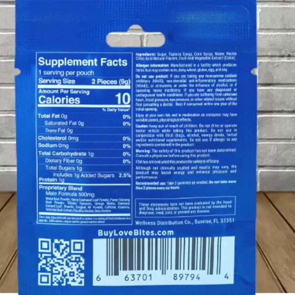 Love Bites Fast Acting Male Enhancement Gummies Best Price