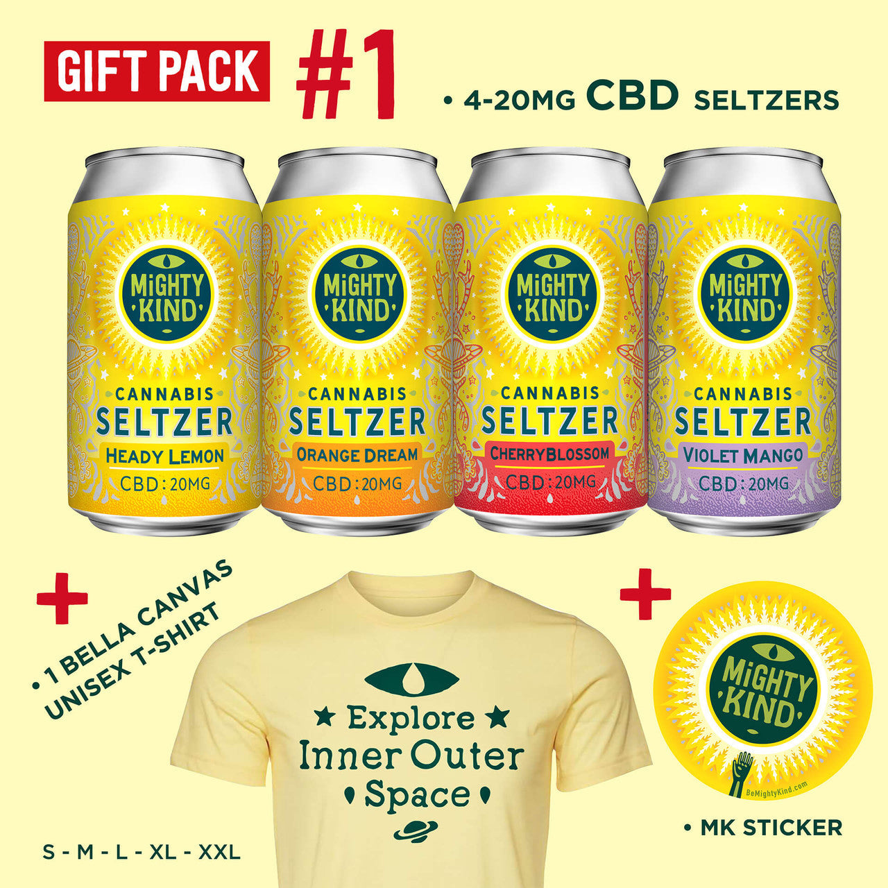 Mighty Kind Gift Pack CBD Beverage Drinks Best Price