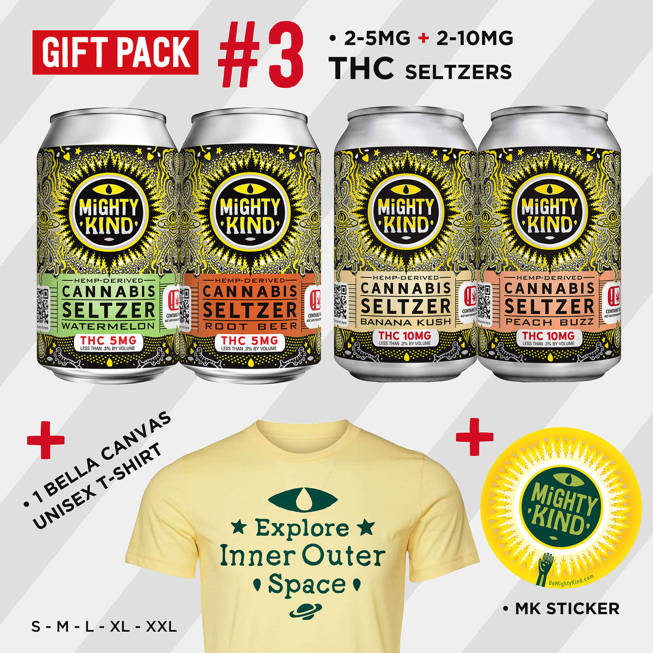 Mighty Kind Gift Pack D9 5mg and 10mg Beverage Drinks Best Price