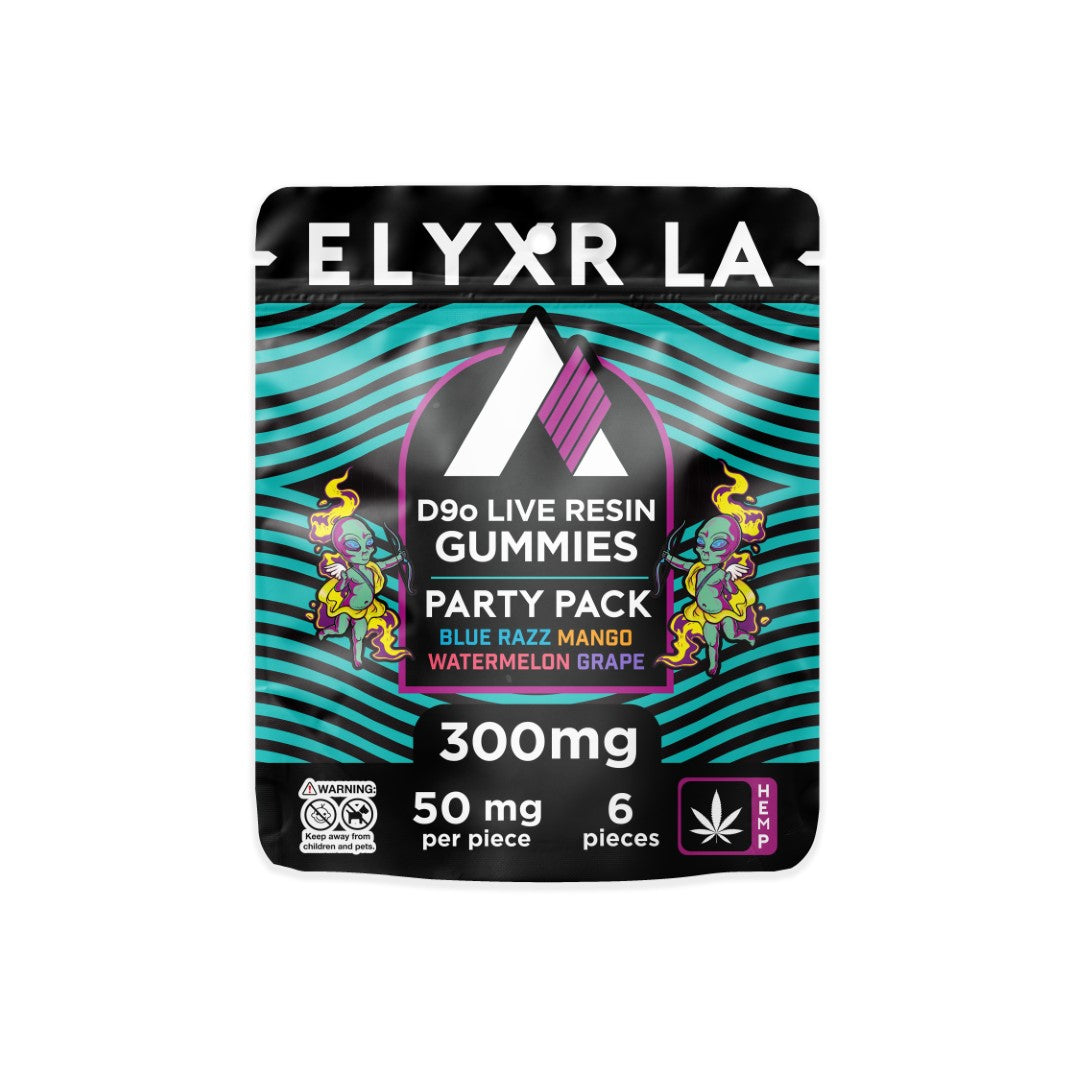 Elyxr D9o Live Resin Gummies (300mg) 6 Pack Best Price