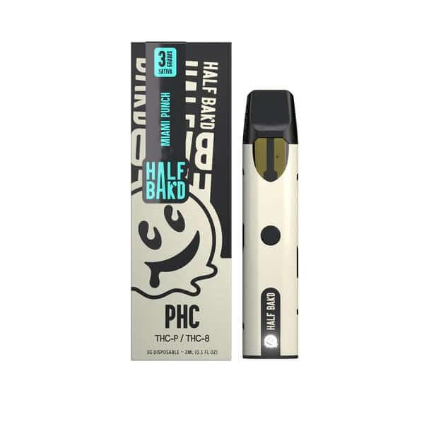 Half Bak'd Miami Punch - 3G PHC Disposable (Sativa) Best Price
