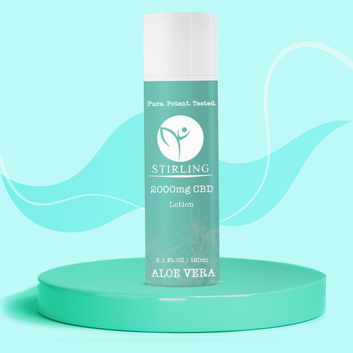 Stirling CBD - CBD Aloe Vera Cream Best Price