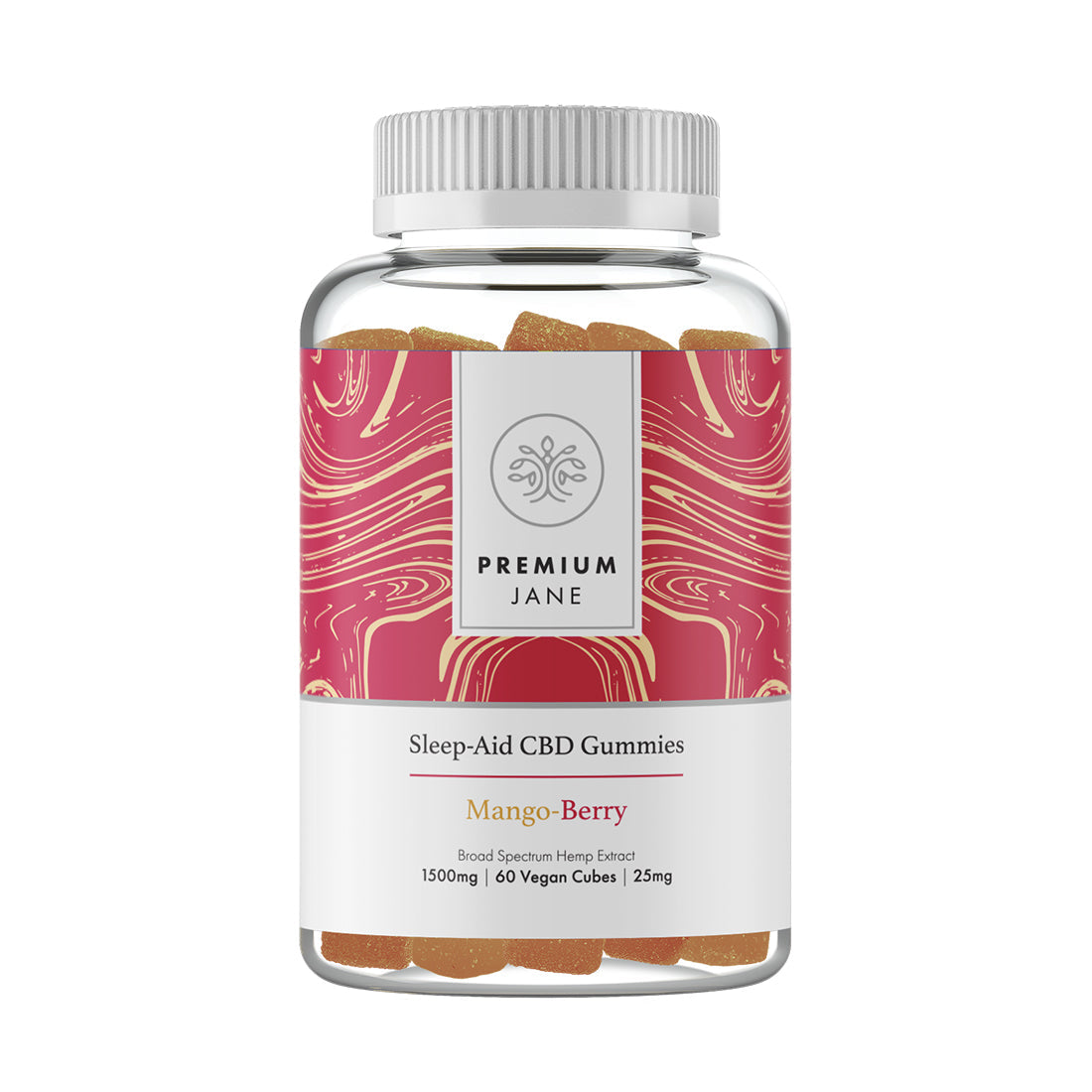 Premium Jane 1500mg CBD Gummies for Sleep (Mango Berry) Best Price