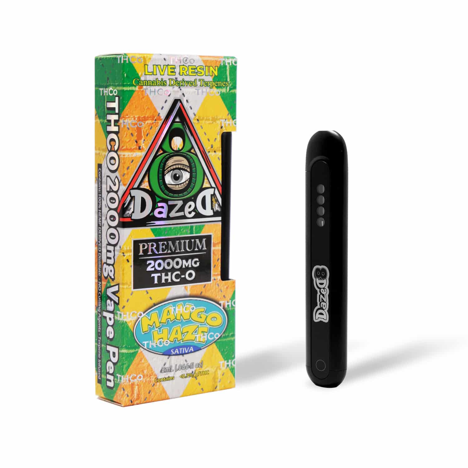 DazeD8 Mango Haze Live Resin THC-O Disposable (2g) Best Price