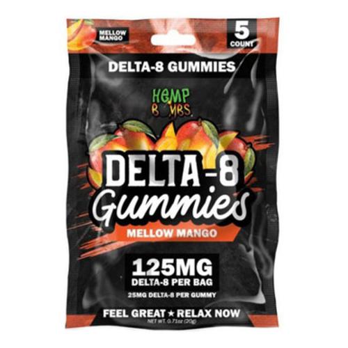 Hemp Bombs Mellow Mango Burst Delta 8 Gummies Best Price