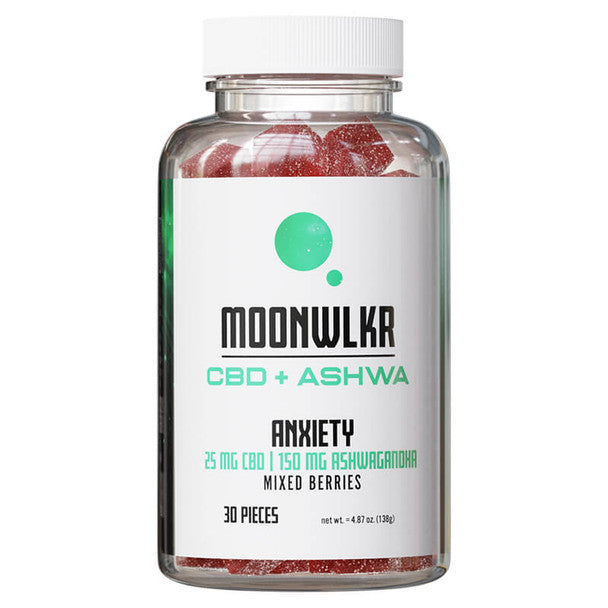 MoonWLKR - CBD Edible - Anxiety Gummies + Ashwagandha - 25mg Best Price