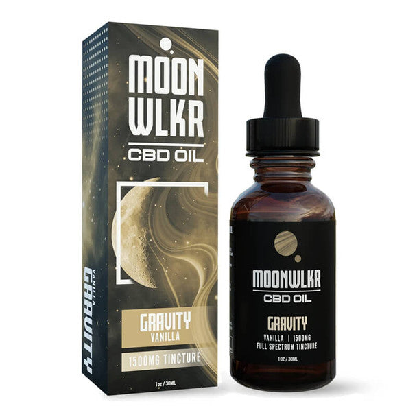 MoonWLKR - CBD Tincture - Gravity Full Spectrum Vanilla - 1500mg-3000mg Best Price