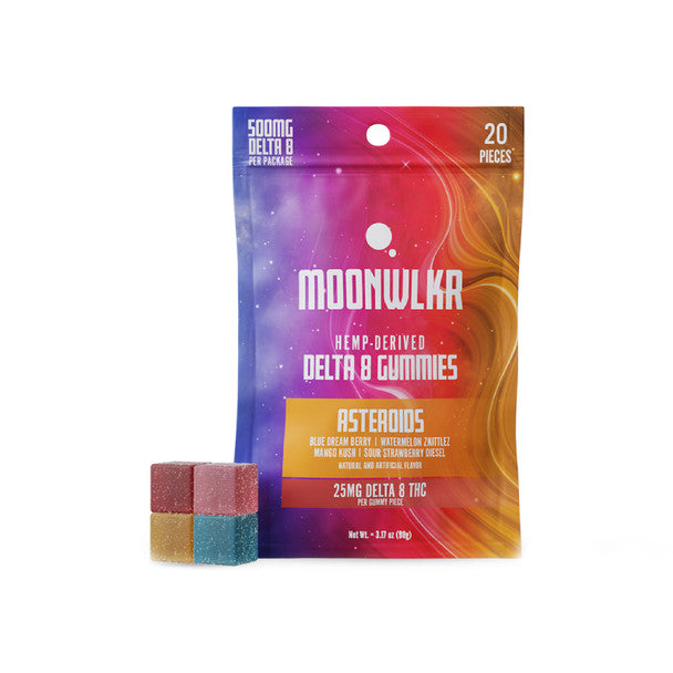 MoonWLKR - Delta 8 Edible - Asteroids Gummies - Assorted - 25mg Best Price