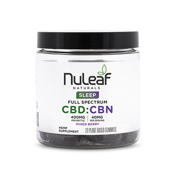 Nuleaf Naturals - CBD:CBN Edible - Full Spectrum Mixed Berry Sleep Gummies Best Price