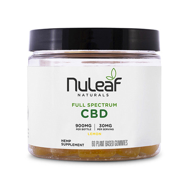 Nuleaf Naturals CBD Edible - Full Spectrum Lemon Gummies 300MG-1350MG Best Price