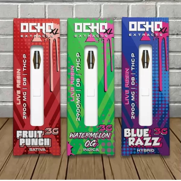 Ocho Extracts Live Resin THCP | D8 Disposable 3g Best Price