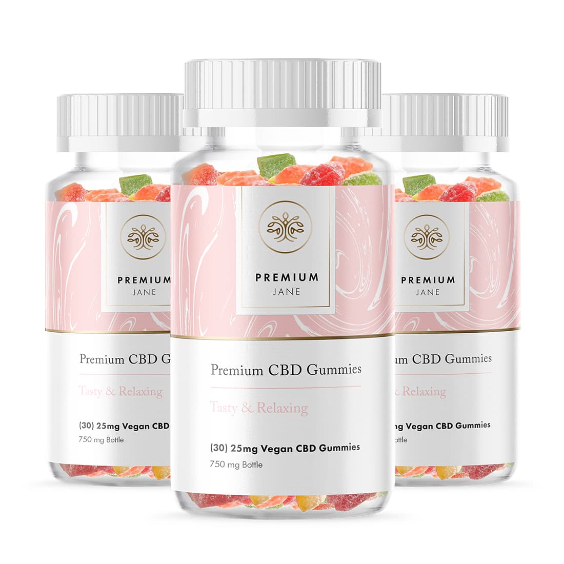 Premium Jane 750 mg CBD Gummies (3-Pack) Best Price