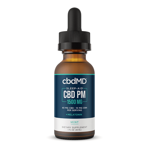 cbdMD CBD Oil PM Tincture Drops 30mL 500mg Best Price