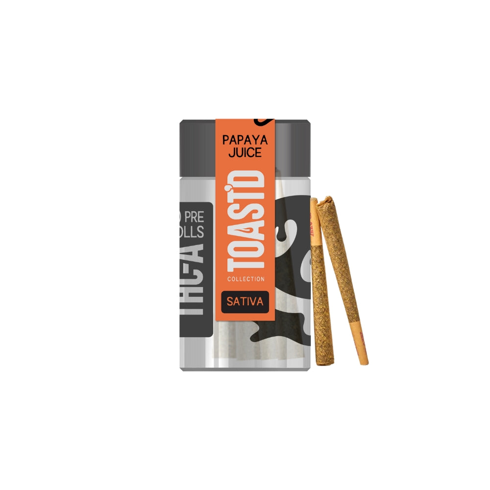 Half Bak'd Papaya Juice - TOAST'D THC-A Pre-Rolls - Sativa Best Price