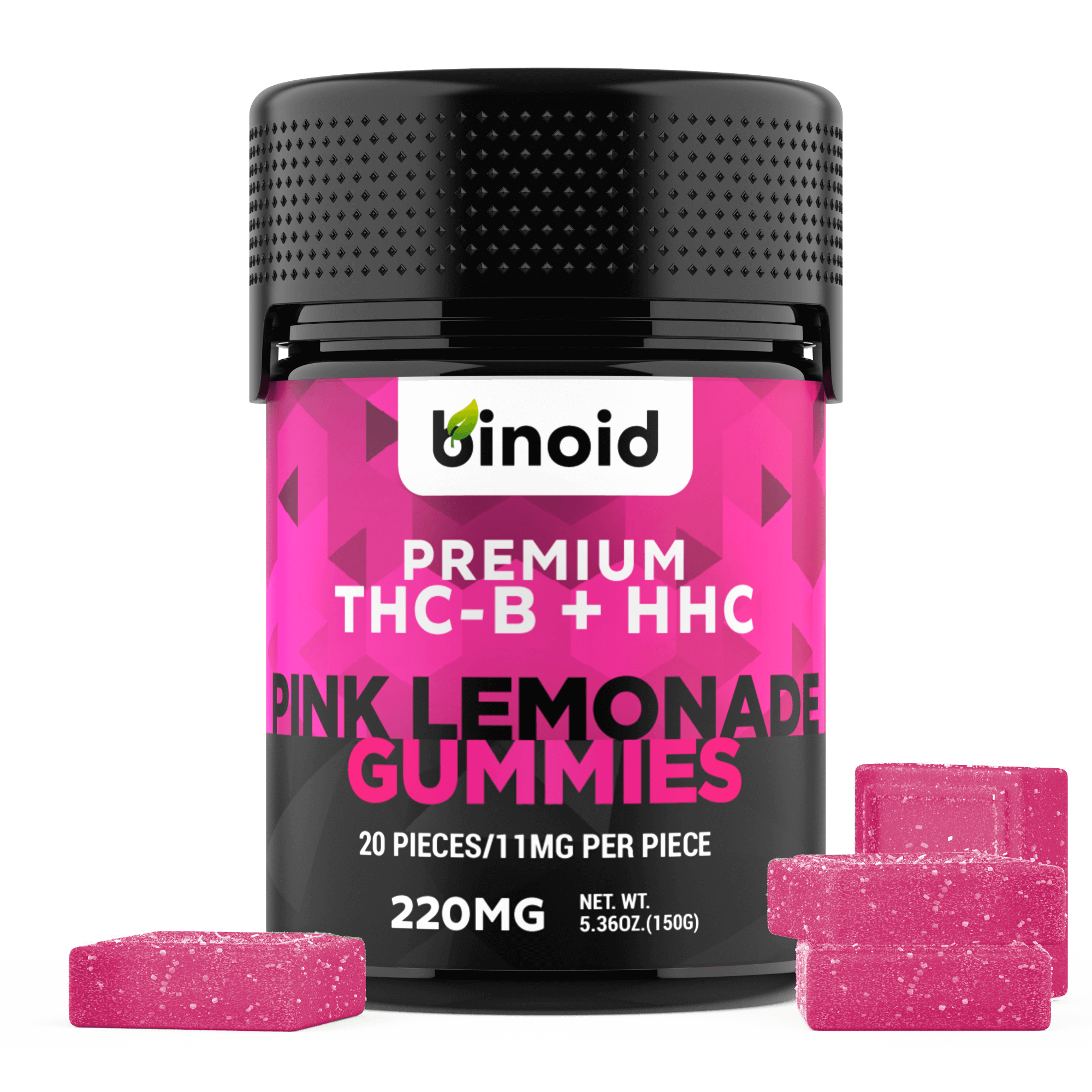 Binoid THC-B + HHC Gummies – Pink Lemonade (RELEASE SALE) Best Price
