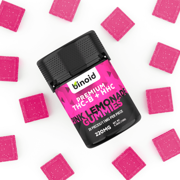 Binoid THC-B + HHC Gummies – Pink Lemonade (RELEASE SALE) Best Price