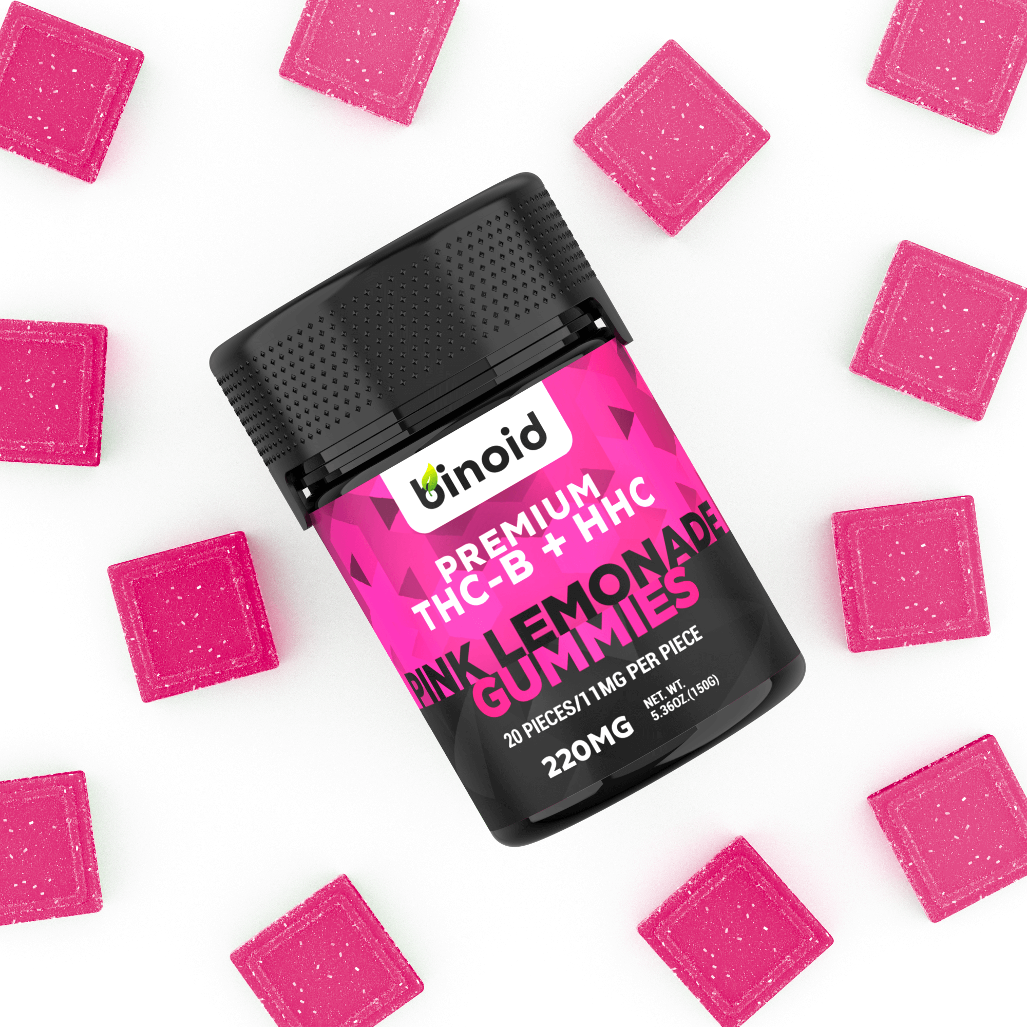 Binoid THC-B + HHC Gummies – Pink Lemonade (RELEASE SALE) Best Price