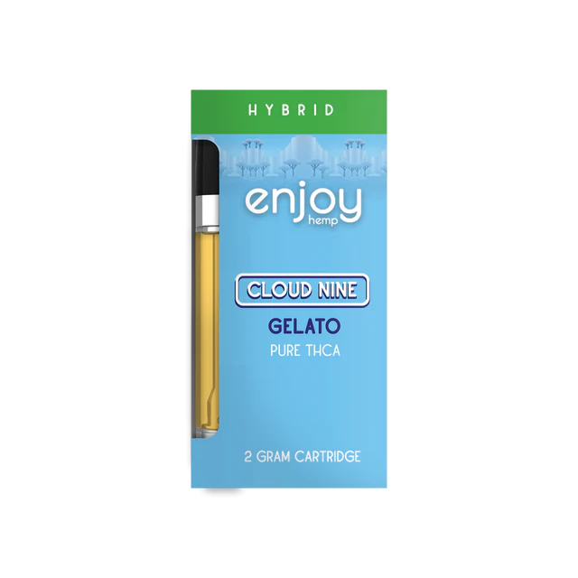 Enjoy Hemp Pure THCA 2g Vape Cart for Cloud Nine - Gelato (Hybrid) Best Price