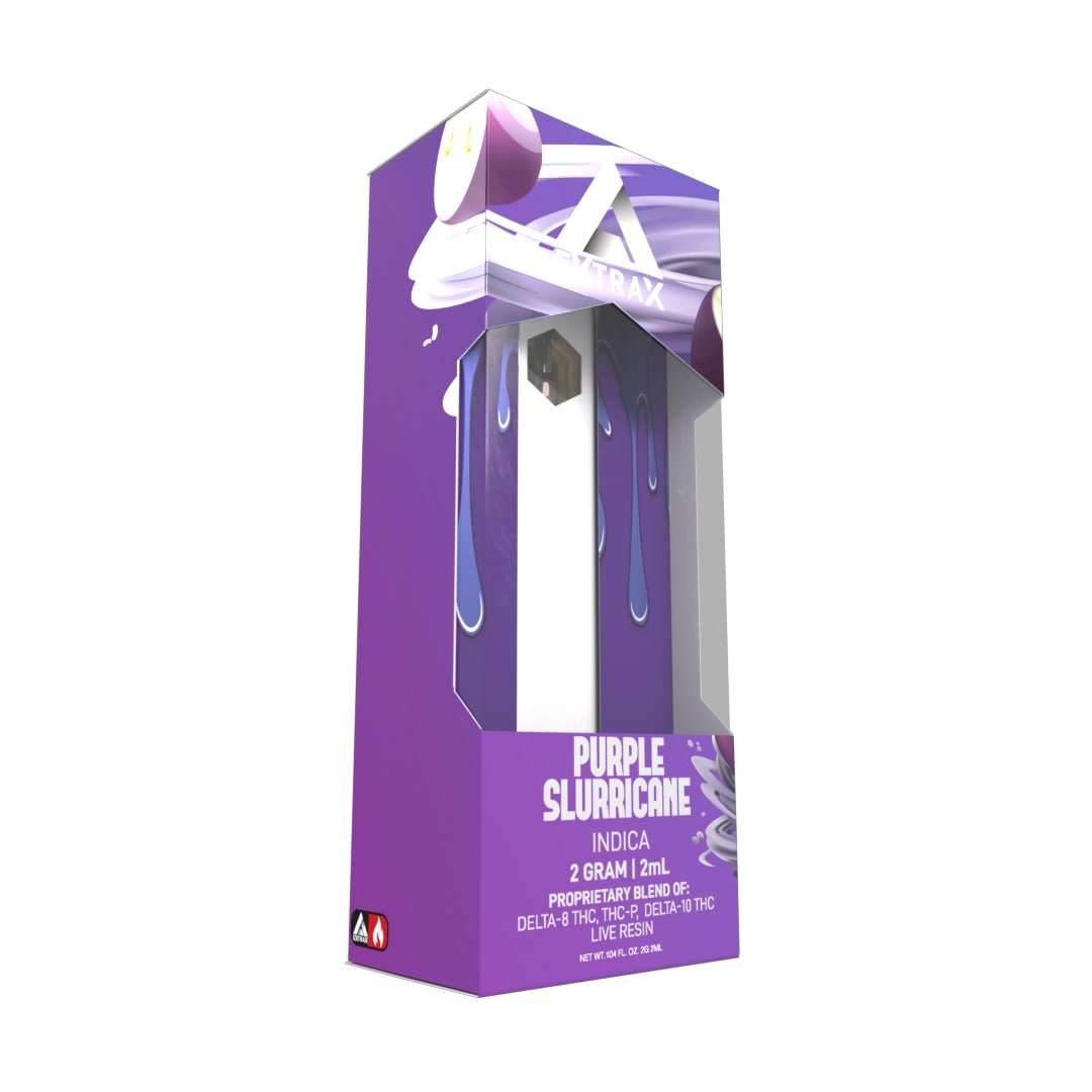 Delta Extrax Purple Slurricane Disposable Live Resin Carts Best Price