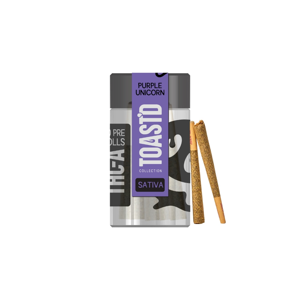 Half Bak'd Purple Unicorn - TOAST'D THC-A Pre-Rolls -Sativa Best Price