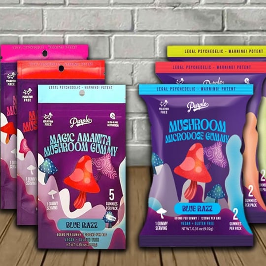 Purple Magic Amanita Mushroom Gummies Best Price