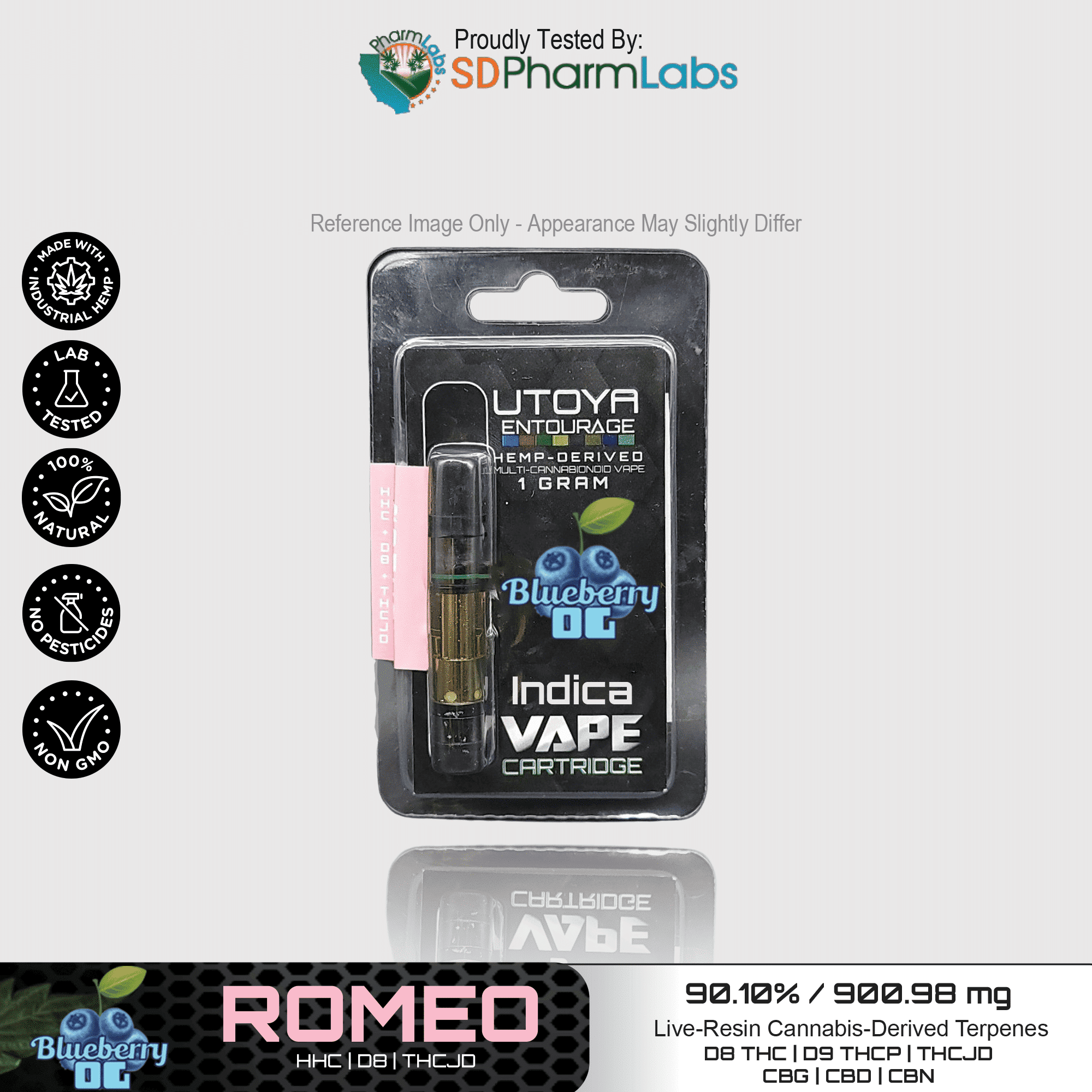 Utoya | Live Resin Delta 8 THC Vape Cartridge - 1g Best Price
