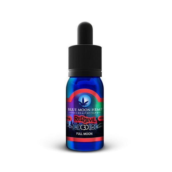 Blue Moon Hemp - Red Devil CBD Full Moon - 400mg - 30ml E-Liquid Vape Best Price