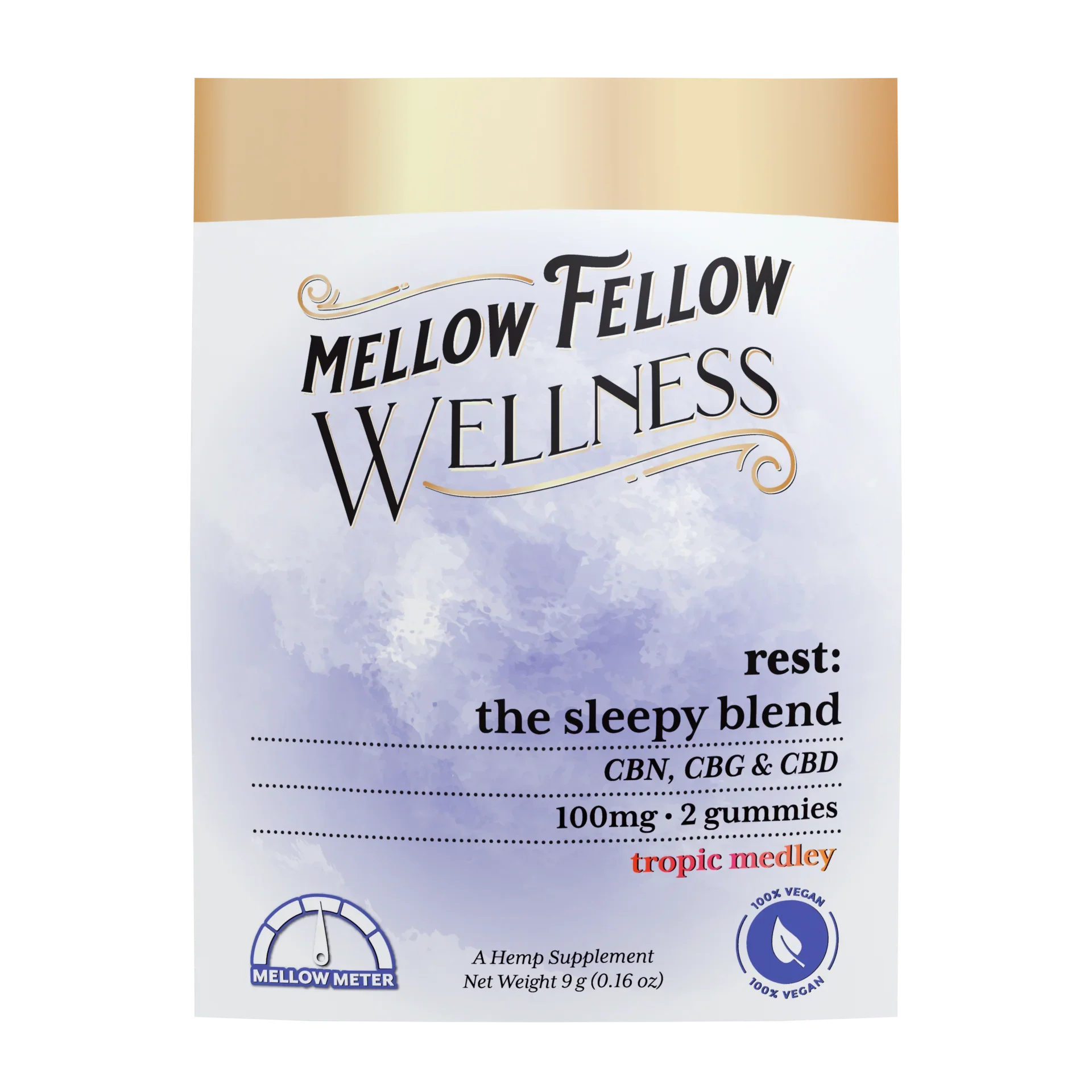 Mellow Fellow Wellness Gummies - Rest Blend - Tropic Medley - 100mg Best Price