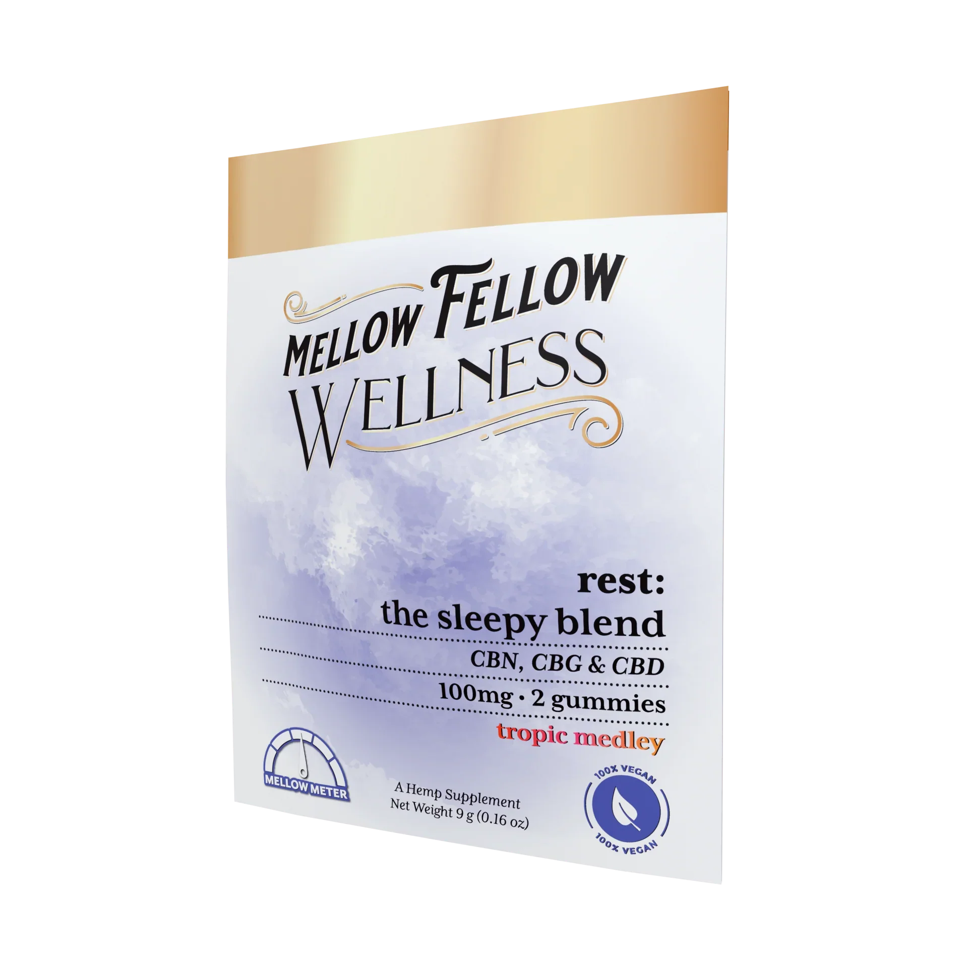 Mellow Fellow Wellness Gummies - Rest Blend - Tropic Medley - 100mg Best Price