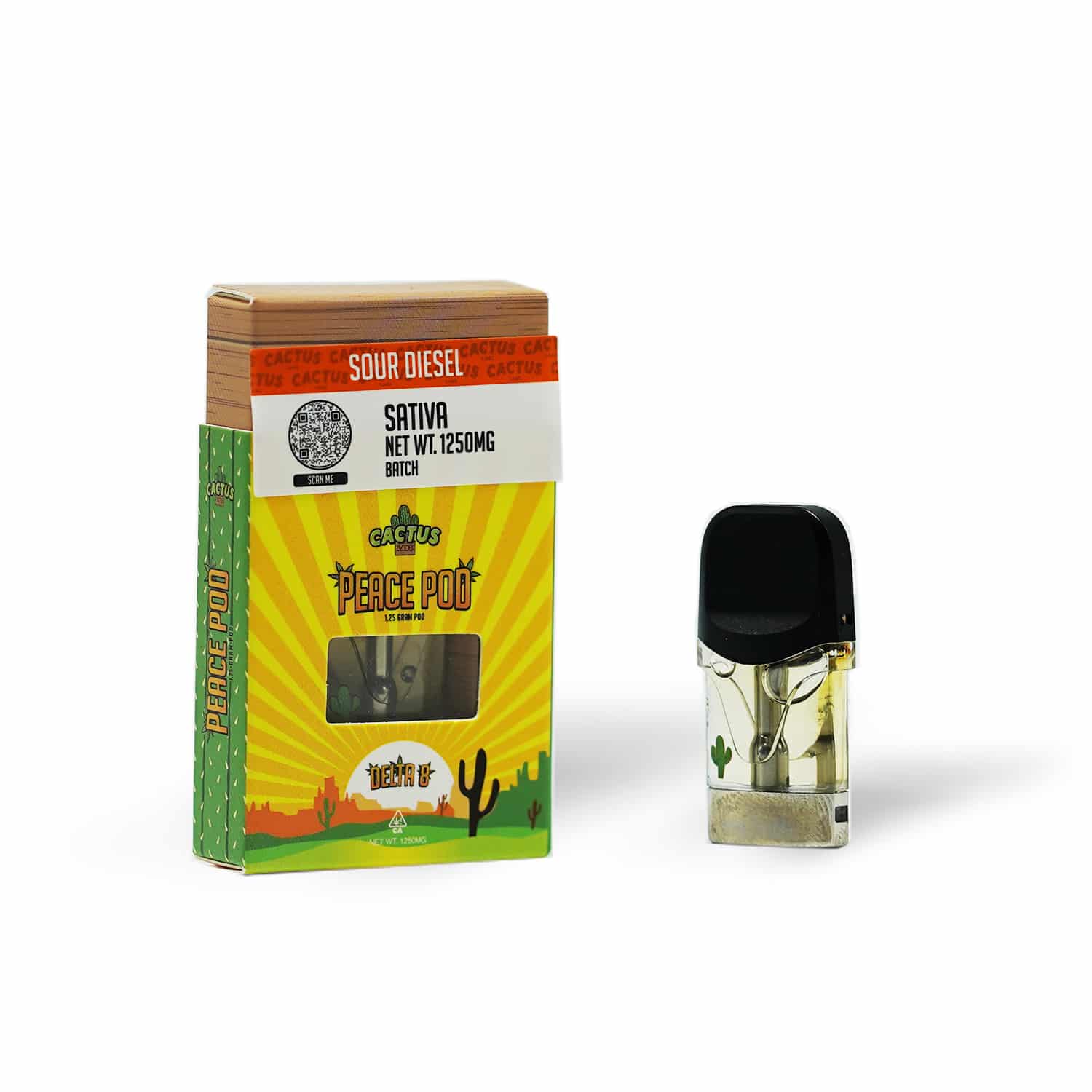 Cactus Labs Sour Diesel Delta 8 Pod (1.25g) Best Price