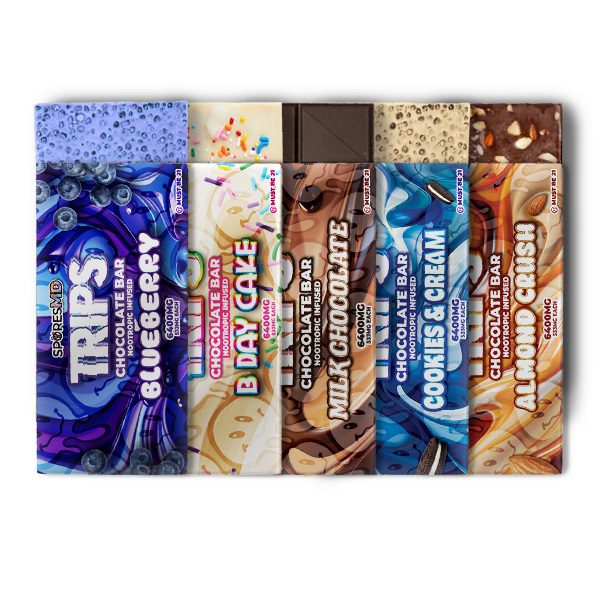Trips Chocolate Bar Nootropic Infused 6400mg Best Price