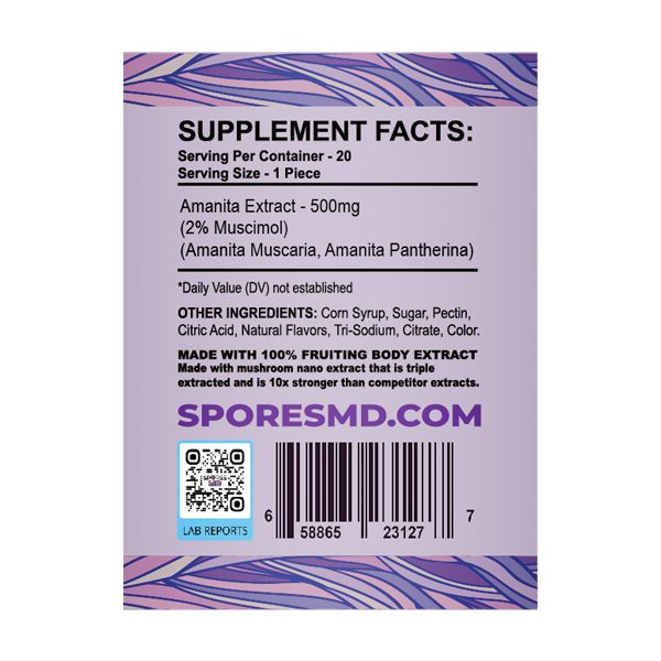 Amanita Microdose Mushroom Gummies 10,000mg Best Price